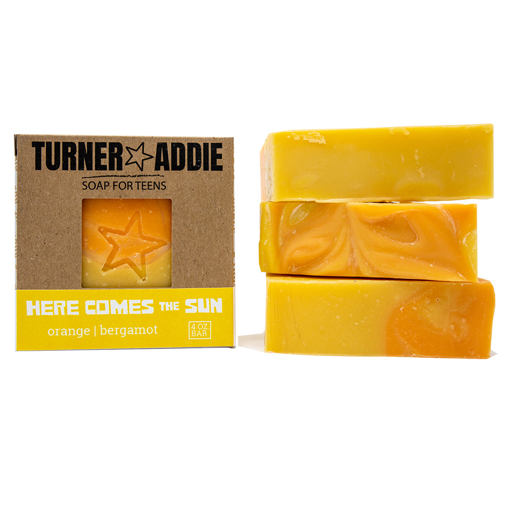 Here Comes the Sun Soap Bar | Handmade Natural Soap for Teens
