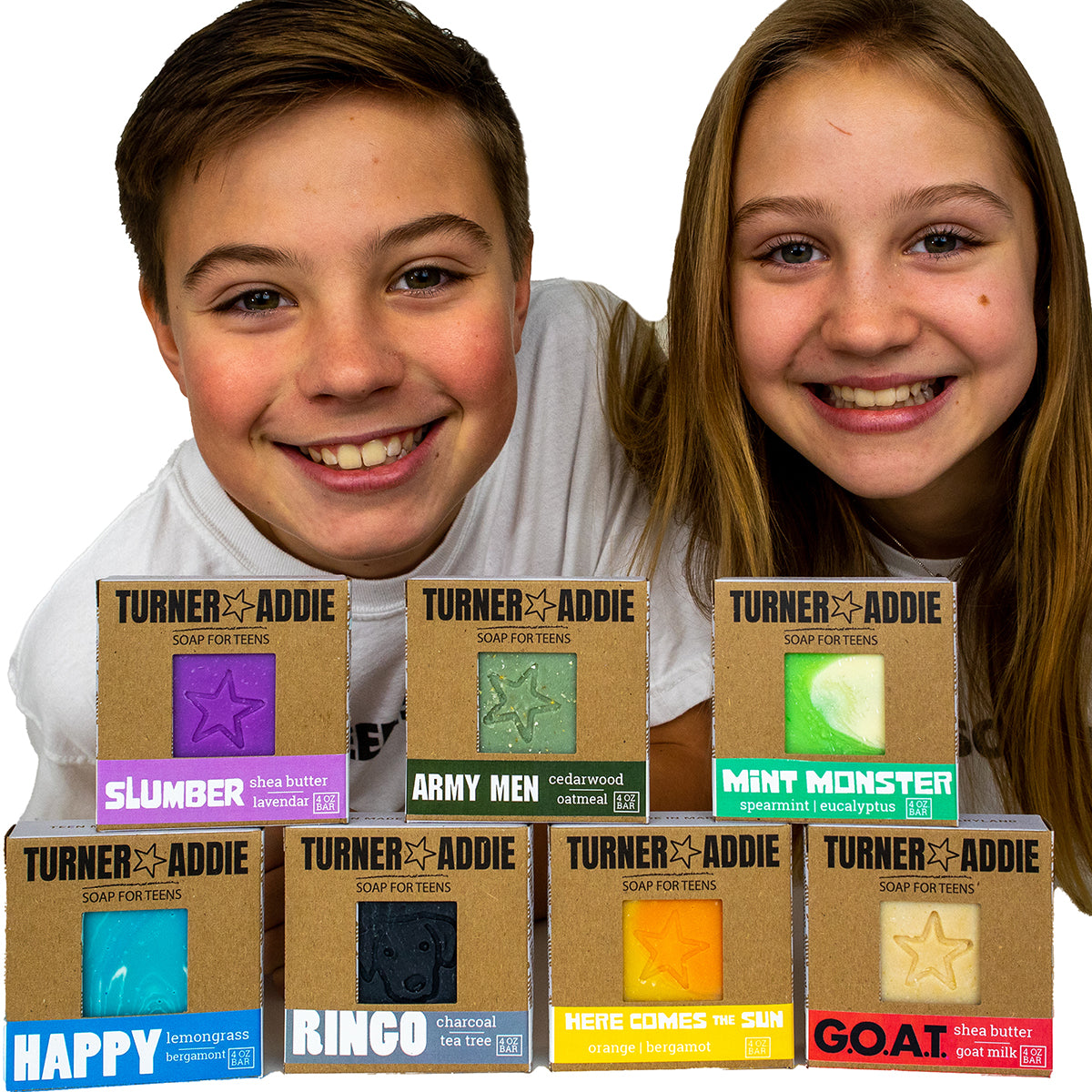 Soap Bundle (3 Bars) - RINGO, G.O.A.T., Army Men Bars – Handmade Natural Soap for Teens