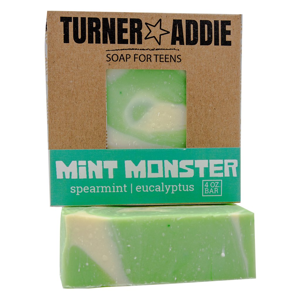 All Natural Teen Soap Bar - Mint Monster